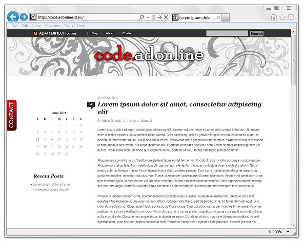 code.adonline.id.au web interface